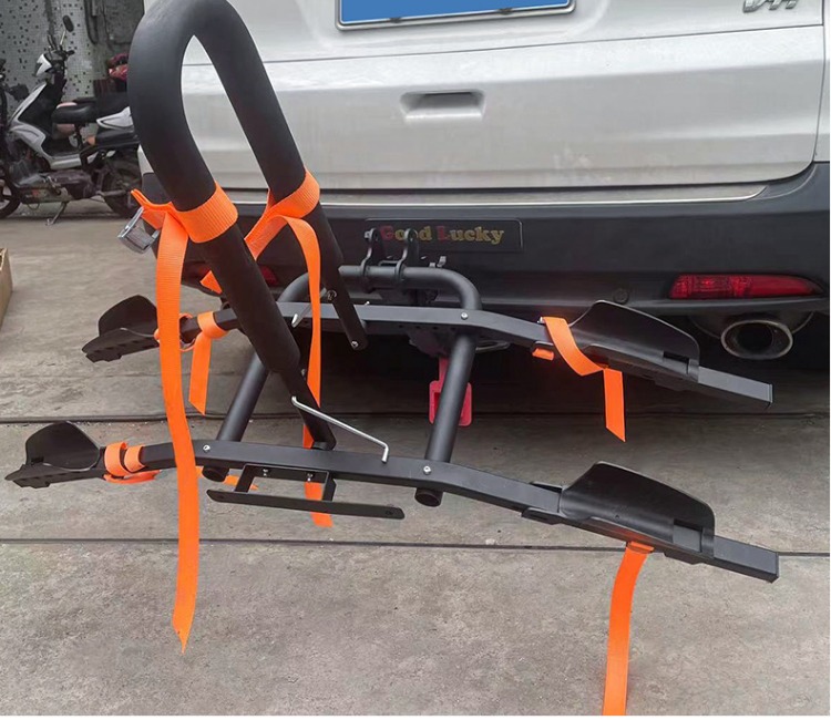 Suitable for Buick Gl8 Lu Zun New Model Gl8652T Modified Square-Mouth Car-Mounted Bicycle Rack Folding Suspension Bicycle