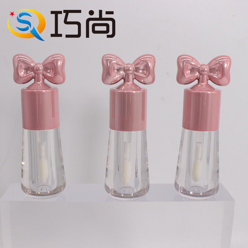 新款葫芦瓶唇彩管 唇釉管 唇彩包材 蝴蝶盖唇釉管包材 可定.制