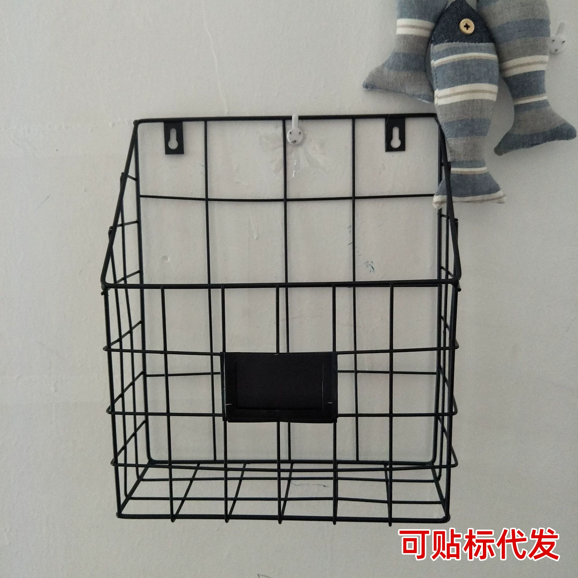 Европейский идиллический стиль, железная гостиная, железная каркасная настенная газетная полка, корзина для хранения книг, корзина для украшения дома