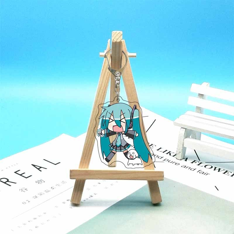 初音未来 miku花初音雪初音学生 动漫二次元周边亚克力钥匙扣挂件|undefined