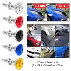 クロスボーダー自動車改造部品長カバーロック見えない盗難防止ボタン型ミニカバーロックエンジンショートカバーロック