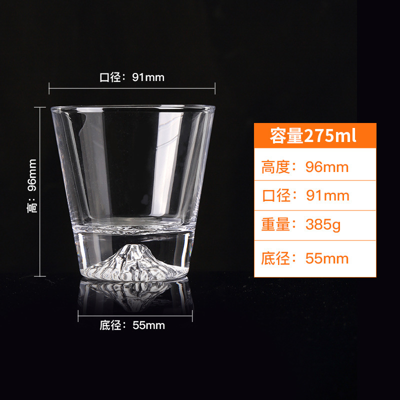 Directo de fábrica creativa tallada copa de vino clásica Copa bebida taza de cerveza engrosada logotipo impreso al por mayor