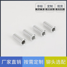 厂家优惠铝管状空心铆钉通孔钉鸡眼铆钉发黑处理