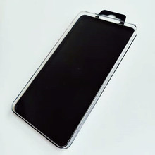 厂现货直供 手机钢化玻璃膜欧规飞机孔透明塑料水晶盒 钢化膜包装