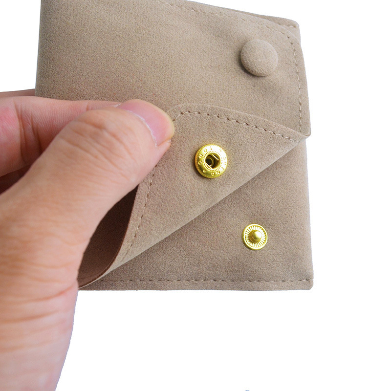 1 Piece Retro Geometric Velveteen Knitted Fabric Jewelry Packaging Bags