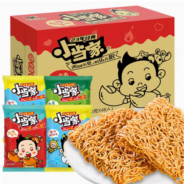 Unified small master crisp noodles palm crisp dry noodles snacks snacks snack food raccoon crisp noodles whole box