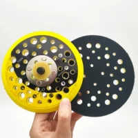 5inch 6inch Пористый пневматический полировальный диск диаметром 125 мм, шасси полировального станка, присоска, самоклеящийся лоток для полировки отверстий