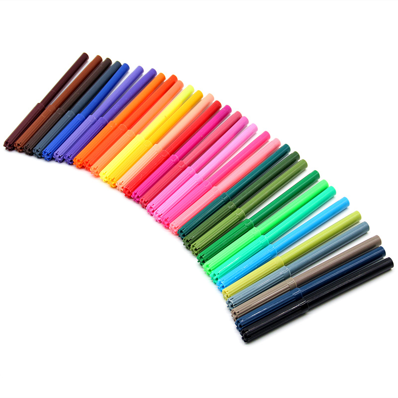 Suministros de arte para niños pluma de acuarela a granel al por mayor de un solo color suplemento pluma de color 4/5/6 color OPP bolsa cepillo