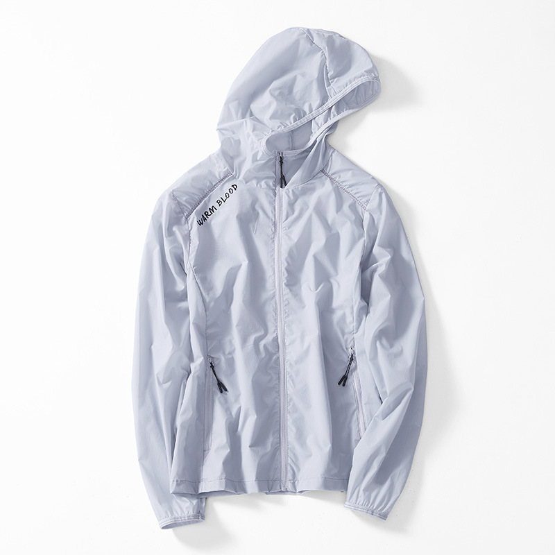Ropa de protección solar para exteriores LOGO personalizada, ropa de piel ligera y transpirable, chaqueta de protección solar deportiva para hombres, ropa de protección solar para mujeres
