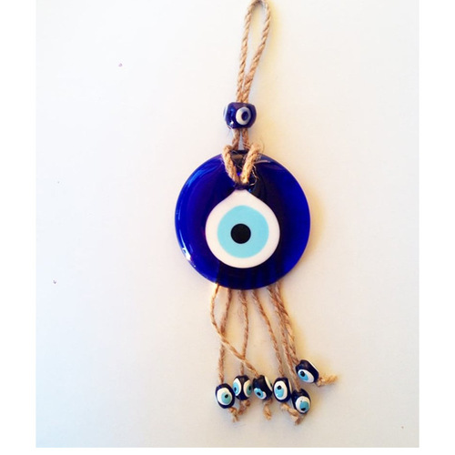 Large colored beads blue eye pendant Turkish style devil's eye pendant hotel bed and breakfast special wall decoration