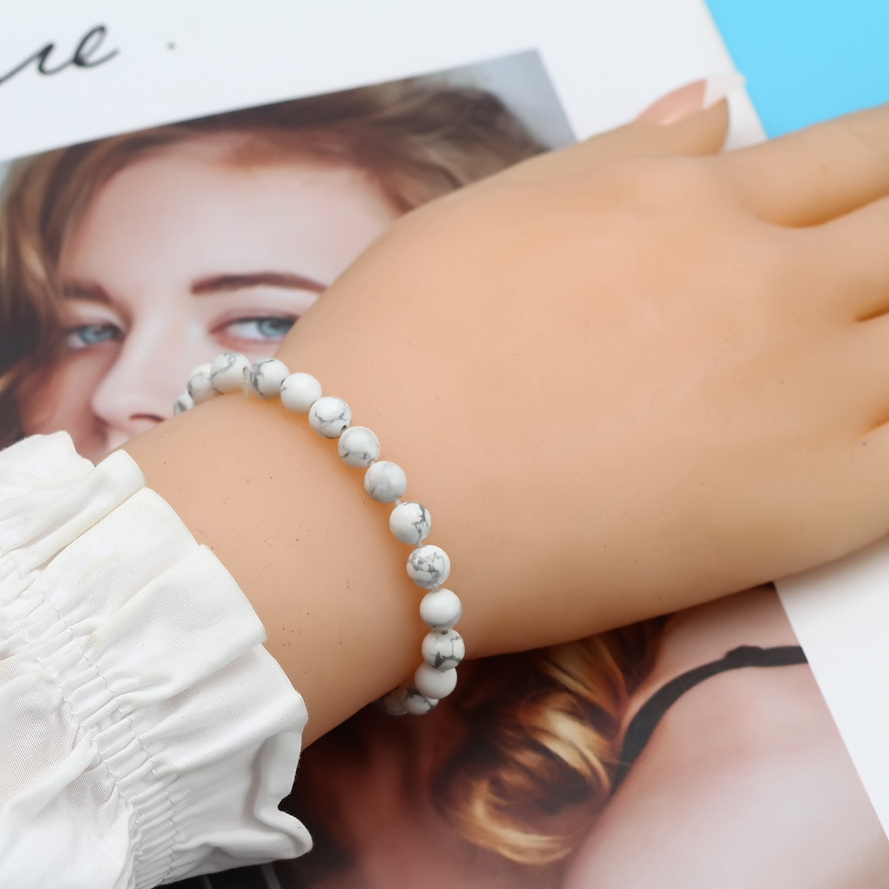 Fashion Palm Eye Agate Beaded Bracelets 1 Piece