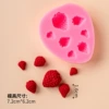 Strawberry, silicone mold
