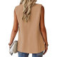 2025 European and American Spring and Summer New Elegant Commuter Leisure Sleeveless Cardigan Vest Vest Women's Suit
