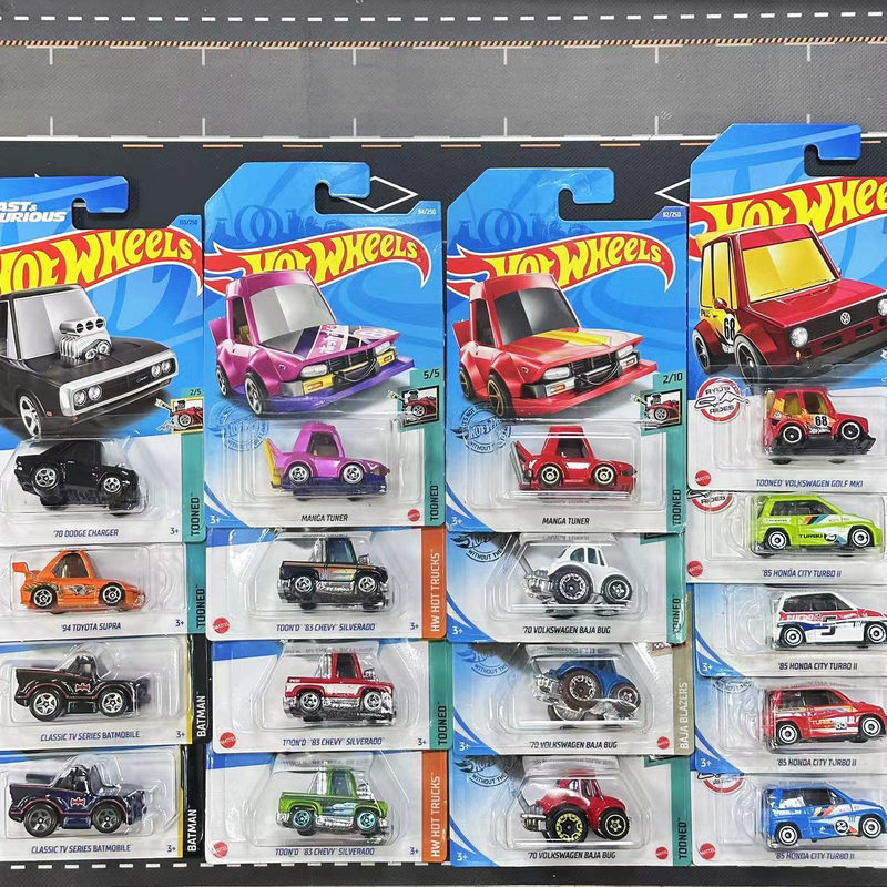 Hot Wheels Mini Sports Car Q Version Series, Mini Car, Toy Car, Model Car, Speedmaster, Nissan Gtr, Dodge Fast and Furious