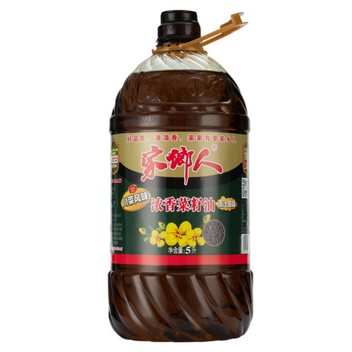 Hometown people 5L strong aromatic rapeseed oil pressed edible commercial household wholesale edible oil vegetable rapeseed oil