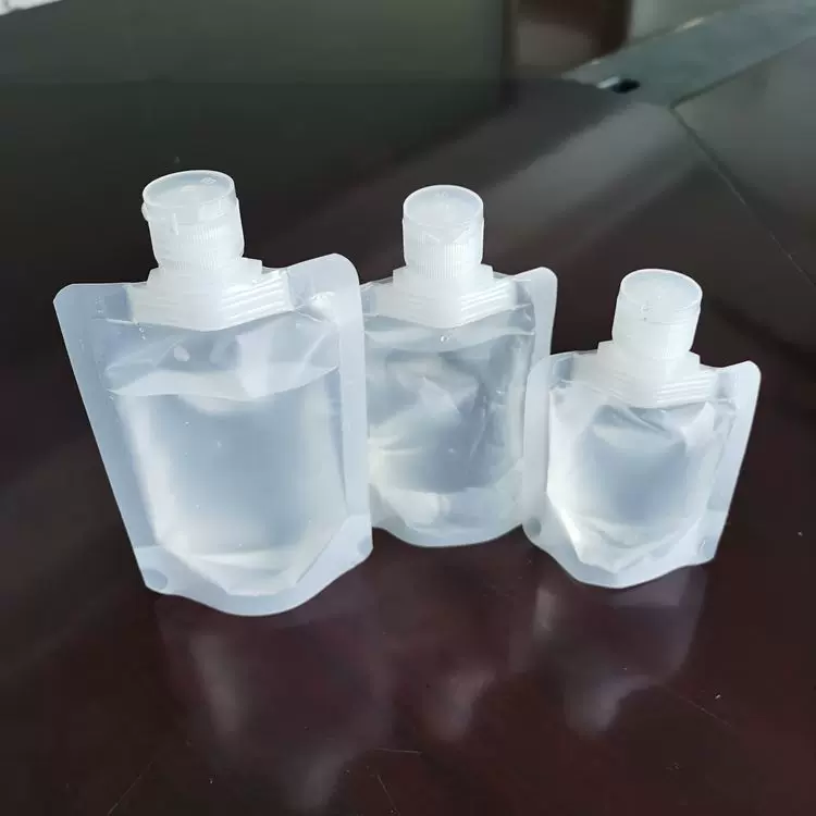 现货供应30g 50ml 100毫升乳液分装袋 护肤品洗护用品翻盖吸嘴袋