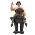 2022骑行猩猩充气服 直行动物人偶充气服 派对聚会表演充气服装