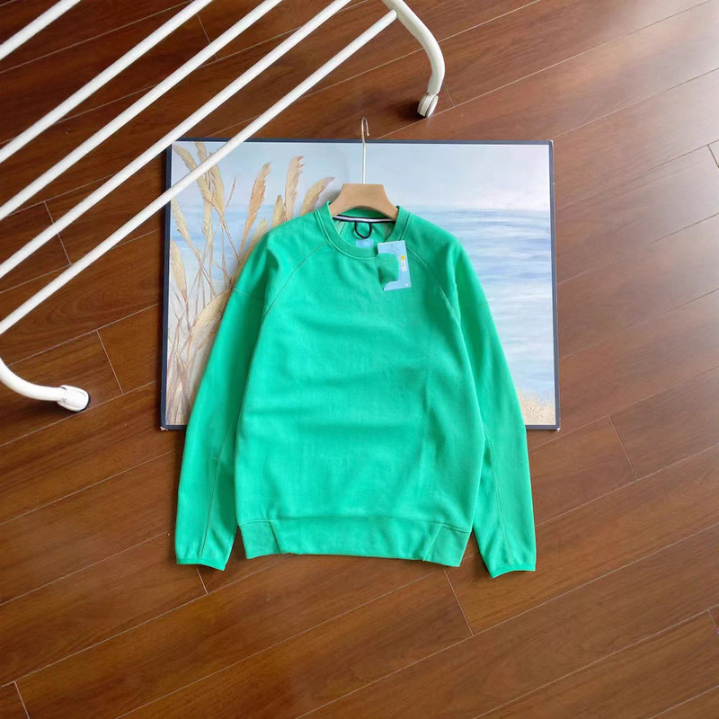 24 Spring & Fall New Long-Sleeved Pullover Men's Outdoor Sports Casual Round Neck Loose Sweatshirt Knitwear Spring & Fall Style