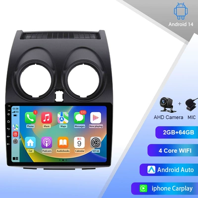 DVD Navigation Qashqai Android Large Screen - quad-core-2g64gb-wifi-carplay