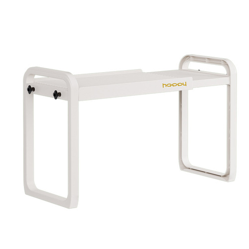 Cabinet layered rack retractable kitchen sink pot storage rack free of installation floor-standing multi-layer partition storage rack