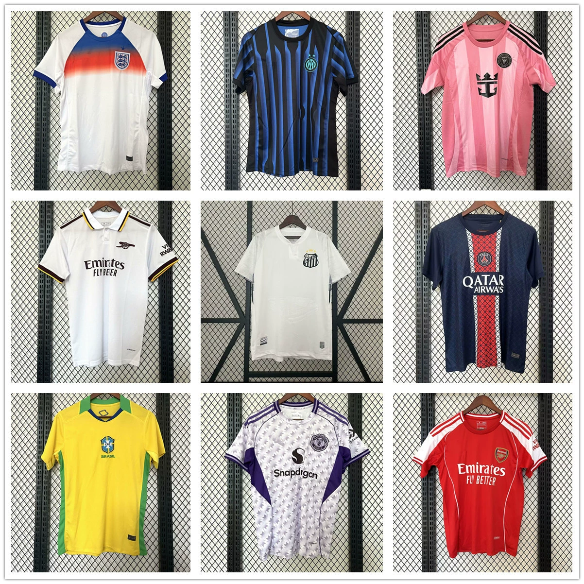 2526 Новый soccer jerseys Арсенал Реал Мадрид Марокко Барселона Бразилия AC тайский топ