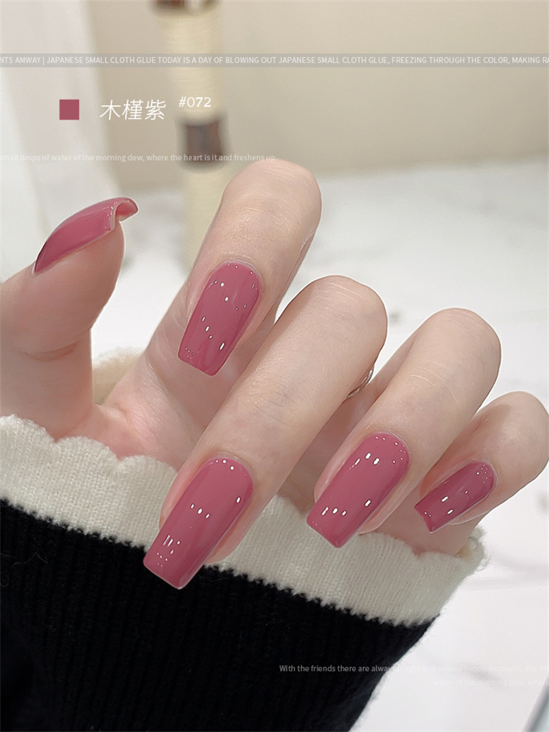 KaSi fototerapia Esmalte de uñas pegamento 2023 nueva primavera y el verano popular blanco lechoso nude rojo cereza salón especial