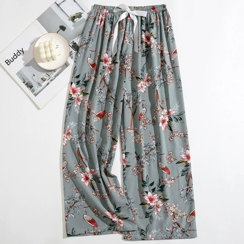 (Cross-border trading), summer thin comfortable cartoon trousers, oversize
