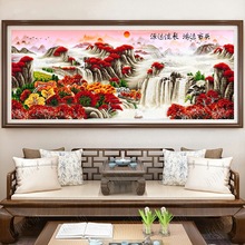 十字绣2023新款大幅源远流长鸿运当头35色新中式现代自己绣非成品