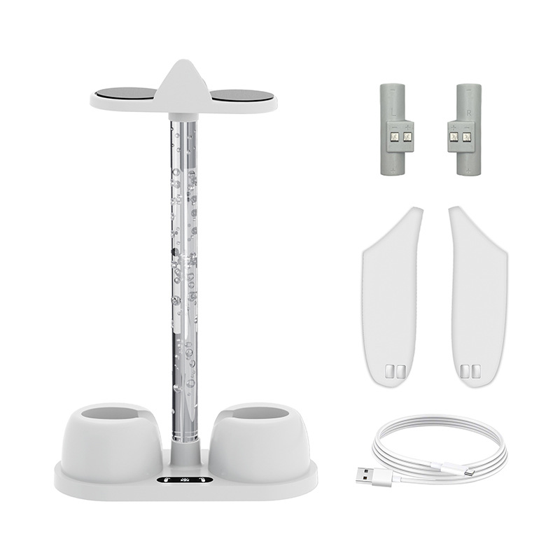 Nueva Oculus Quest 3VR mango base de carga VR accesorios Quest 3 estante almacenamiento luz fresca