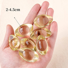 Natural Citrine Yuanbao Home Opening Treasure Pot Wedding Gift Living Room Decor Crystal Craft Wholesale