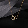 Pendant, brand fashionable necklace heart shaped, European style