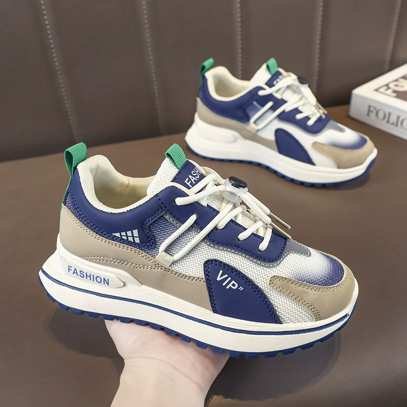 Детская обувь Корейская версия обуви Agan 2024 Летняя сетка дышащая детская спортивная обувь для учащихся начальной школы Корейская версия обуви для родителей и детей