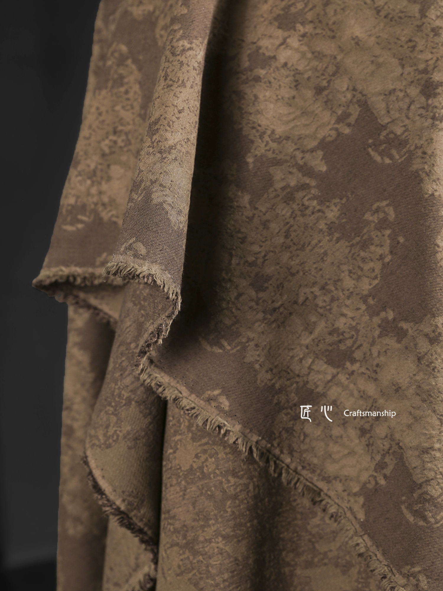 Black trench coat, suit, design cloth, cotton and linen