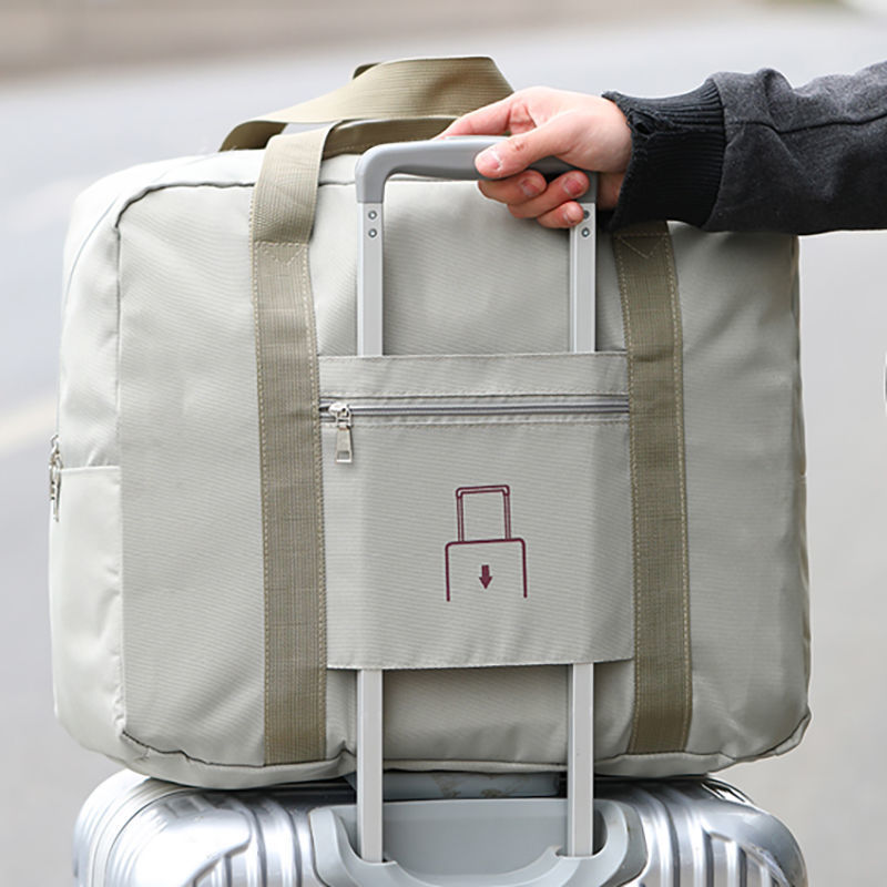 行李包旅行袋折叠大容量便携行李袋女旅游帆布手提包男衣物收纳袋|ms