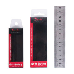 PVC tape-and-card packaging box, rectangular PP handle transparent plastic folding box, neutral box, fishing lure box