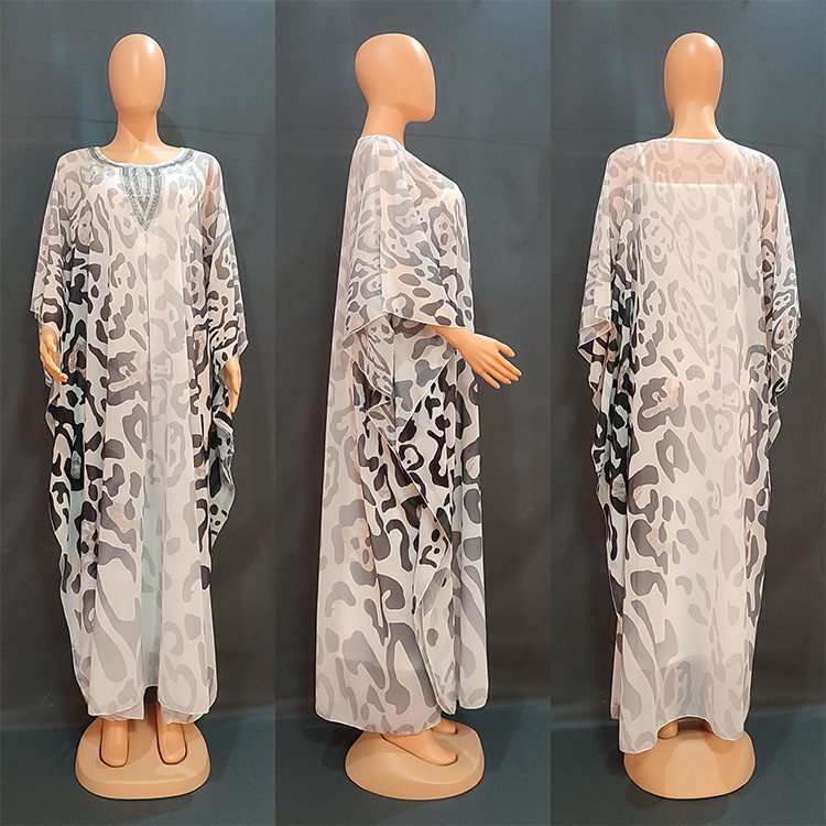 Cross-border European American Wish Dresses, African Middle Eastern Printed Robes, Women's Clothing With_ecoleips.com