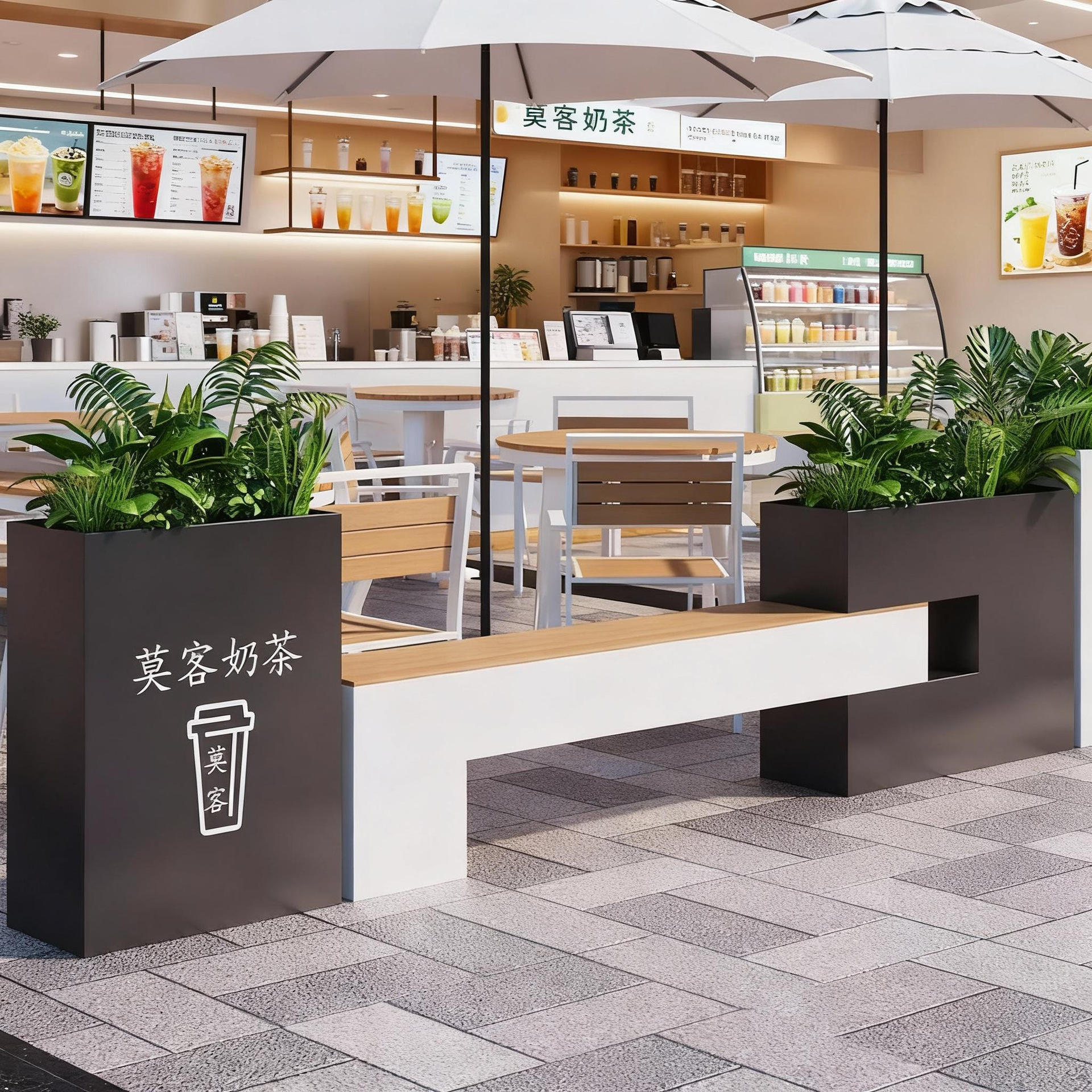 屋外ステンレス鋼フラワーボックスバルコニー植栽ボックス広場商業街長方形花壇鉄製完成品フラワーチャンネル