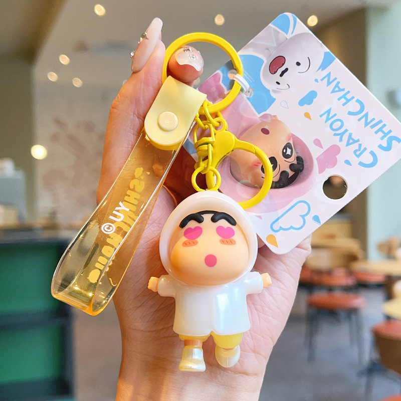 本物のクレヨンしんちゃん雪のロマンスシリーズブラインドボックス装飾品しんちゃん周辺アニメトレンドデスクトップ装飾品フィギュア|undefined