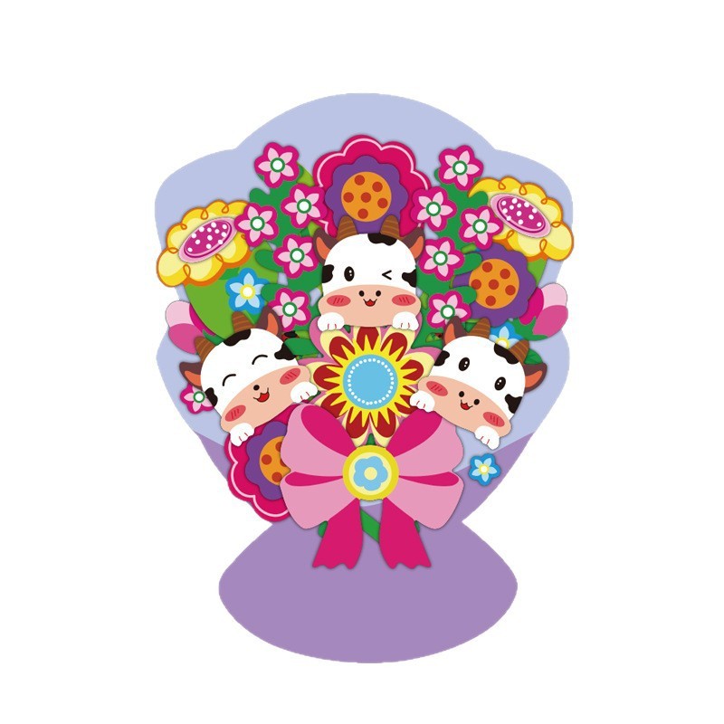 2025教师节礼物手工diy花束 手工制作材料包创意手工教师节立体花|undefined