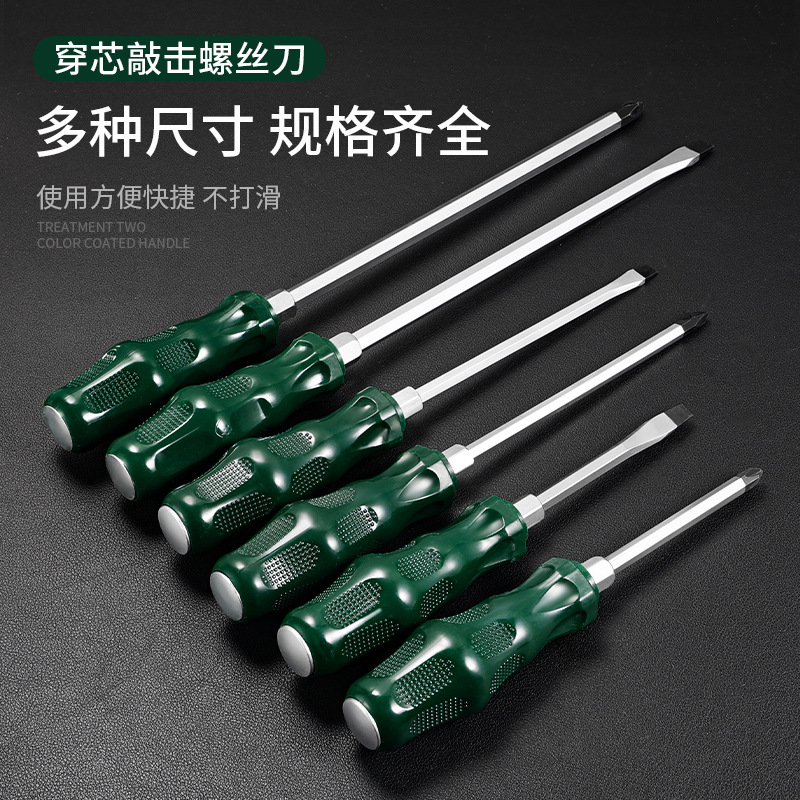 Screwdriver, long tools set