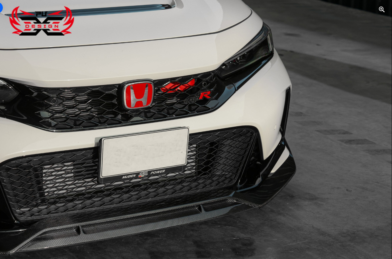 Suitable for Honda 11Th Generation Civic Fl5 Type R Modified Carbon Fiber Front Lip Modified Ad Style Front Bumper Front Spoiler