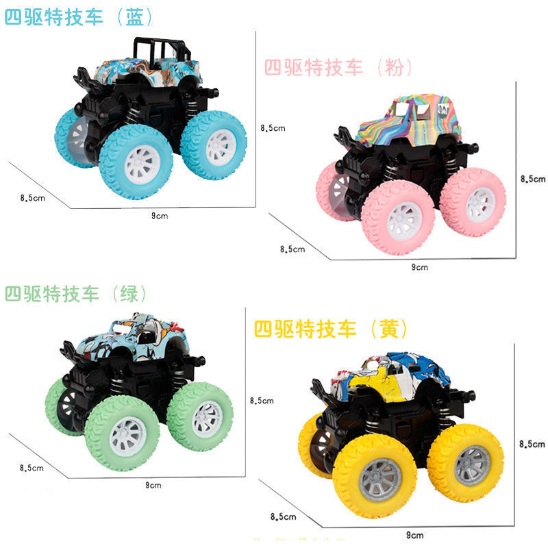 Macaron color mezclado tracción a las cuatro ruedas