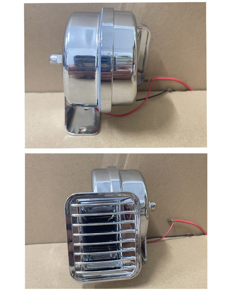 Marine Snail Electric Horn 316 Stainless Steel Abs Chrome-Plated 12V24V Super Loud Electric Whistle Car Yacht Accessories