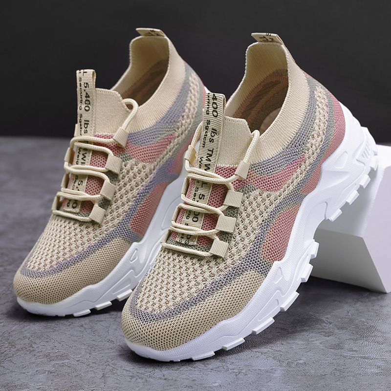 Zapatos de mujer de moda de verano nuevos zapatos transfronterizos con suela suave ligera zapatos de padre zapatos de mujer zapatos de malla transpirables