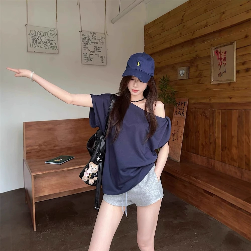 Summer fitted short sleeve T-shirt