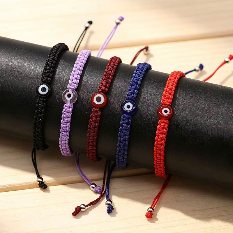Amazon's best-selling fashion evil eye bracelet, red string hand-woven adjustable evil eye bracelet