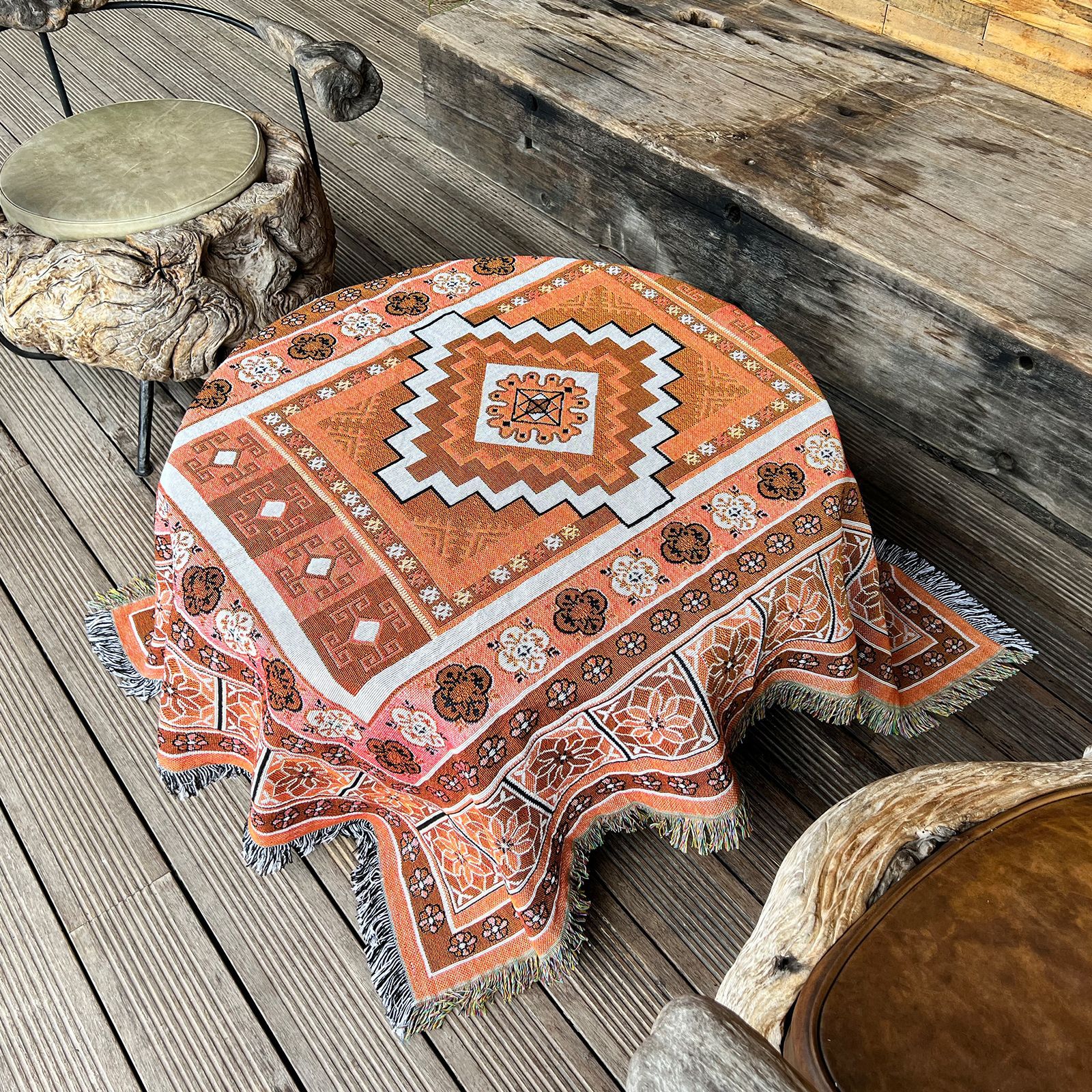 430g Weight carpet, blanket Home Textiles & Decor Type Cotton Nitrile Blend Material Geometric Pattern Casual Style Casual Geometric Cotton Nitrile Blend Carpet Blanket Artificial Decorations 21