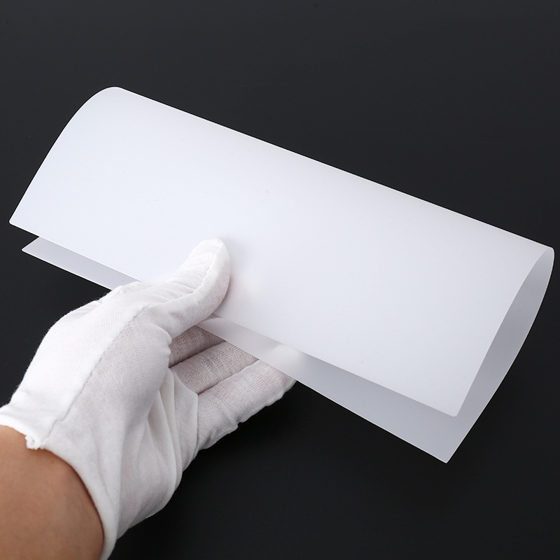 厂家热卖uv印刷加工切割PC扩散板 LED灯箱板半透明软片磨砂pc板材