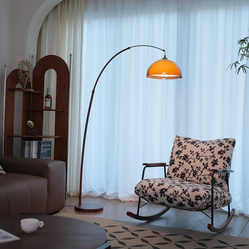 Vintage-Style Fishing Lamp Floor Lamp for Living Room Next to Sofa, 2026 New Model with High-End Design and Retro Standing Ambiance Light
