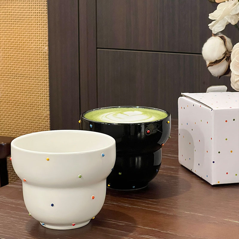 Taza de café de cerámica, sentido de diseño, taza de dibujo de nicho, taza de agua, mano de oficina, taza de calabaza, taza de desayuno, resistencia a altas temperaturas